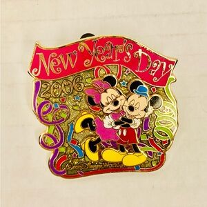 Disney New Year’s Day Pin 2006. WDW. Limited Edition 7500. Pre-owned